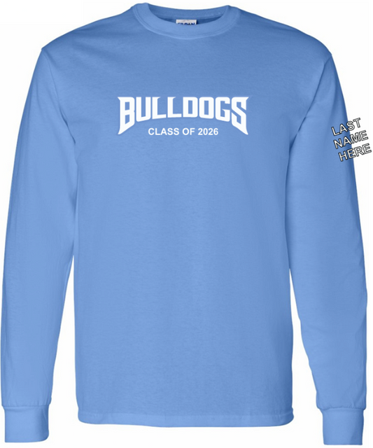 Carolina Blue Long Sleeve Shirt (With Customization)