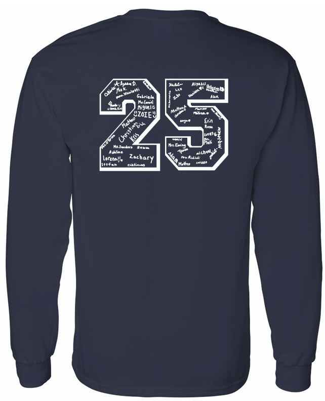 School Long Sleeve (With Customization)